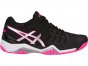 Asics Gel-Resolution 7 Tennis Shoes For Women Black/Silver/Pink 558GBNVV