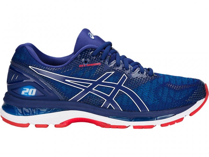 Asics Gel-Nimbus 20 Running Shoes For Men Blue 031FXEOA