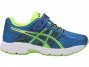 Asics Pre-Contend 4 Ps Running Shoes For Kids Blue/Green/Yellow 290SKQNJ