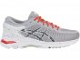 Asics Metarun Running Shoes For Men Grey/Red/White 516SRBYV