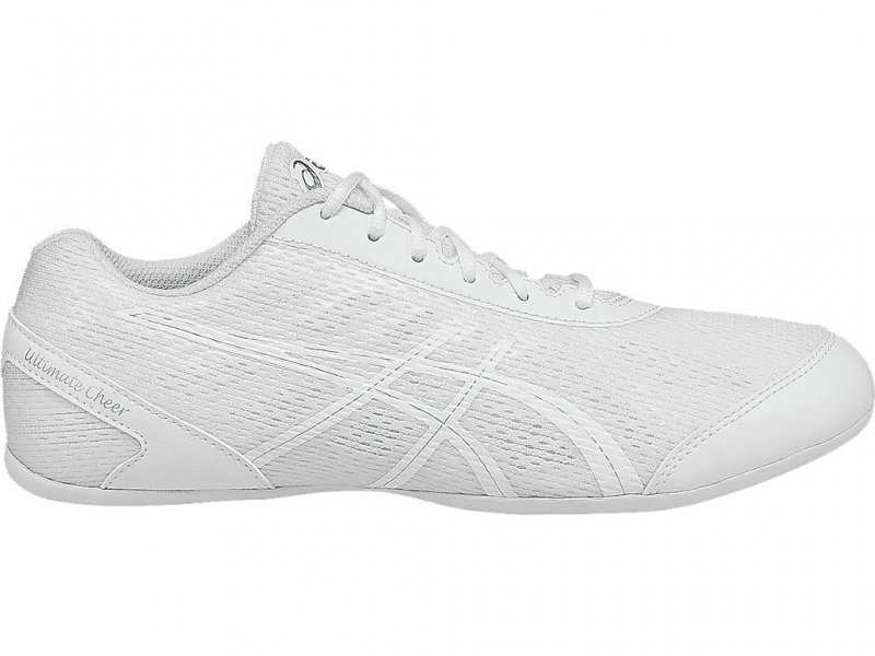 Asics Gel-Ultimate Cheer Training Shoes For Women White/Silver 380ECYZY