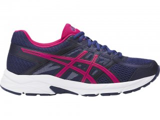 Asics Gel-Contend 4 Running Shoes For Women Indigo Blue/Pink/Black 927CGSJC