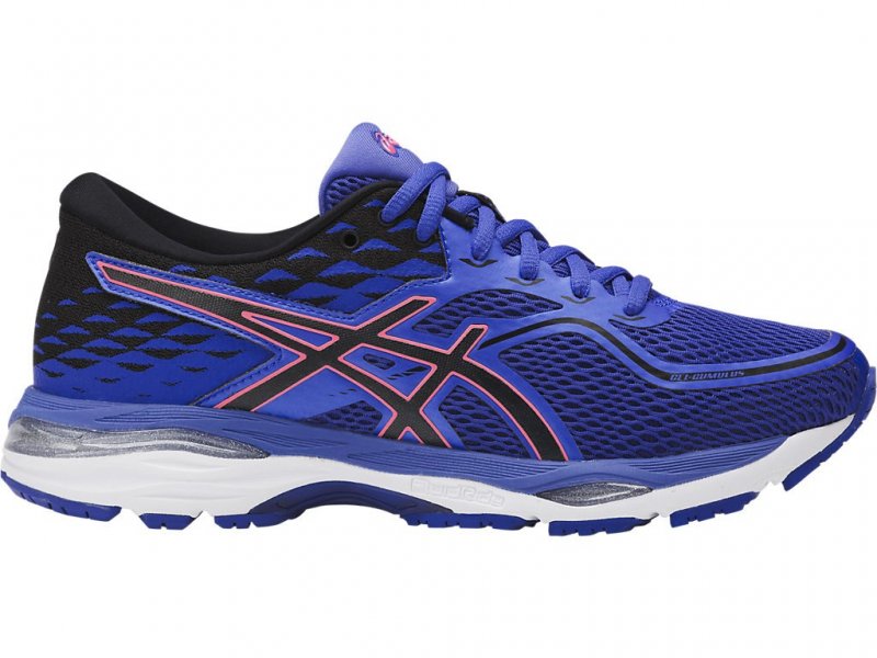 Asics Gel-Cumulus 19 Running Shoes For Women Blue Purple/Black/Coral 845MCDVQ