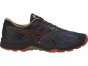 Asics Gel-Fujitrabuco 6 Running Shoes For Men Blue/Black/Red 995ZOAIK