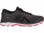 Asics Gel-Kayano 24 Running Shoes For Men Dark Grey/Black/Red 622JLSXO