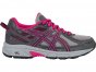 Asics Gel-Venture 6 Shoes For Kids Dark Grey/Black/Pink 260ZJRWN