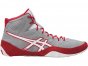 Asics Dan Gable Shoes For Men Grey/White/Red 663RPMTW