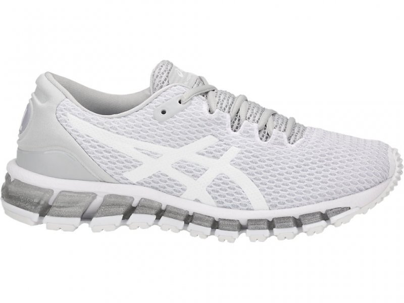 Asics Gel-Quantum 360 Running Shoes For Women White/Grey/White 913VSKYX