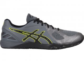 Asics Conviction X Training Shoes For Men Dark Grey/Black/Green 708CYMCL