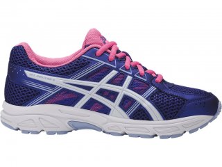 Asics Gel-Contend 4 Running Shoes For Kids Blue Purple/White/Blue 034RGFBC