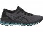 Asics Gel-Quantum 360 Running Shoes For Women Dark Grey/Black/Blue 811HYGQQ