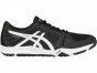 Asics Fuzex Training Shoes For Women Black/White/Silver 463XLXVQ