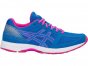 Asics Lyteracer Ts Running Shoes For Women Blue/White/Pink 347MJDST