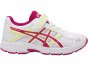 Asics Pre-Contend 4 Ps Running Shoes For Kids White/Pink/Green 692HIZJF