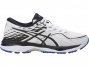 Asics Gel-Cumulus 19 Running Shoes For Women White/Black/Blue Purple 994RGRHK