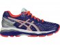 Asics Gel-Kayano 23 Running Shoes For Women Blue/Silver/Coral 724CPHVC