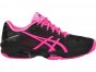 Asics Gel-Solution Speed 3 Tennis Shoes For Women Black/Pink/Silver 168MBTGZ