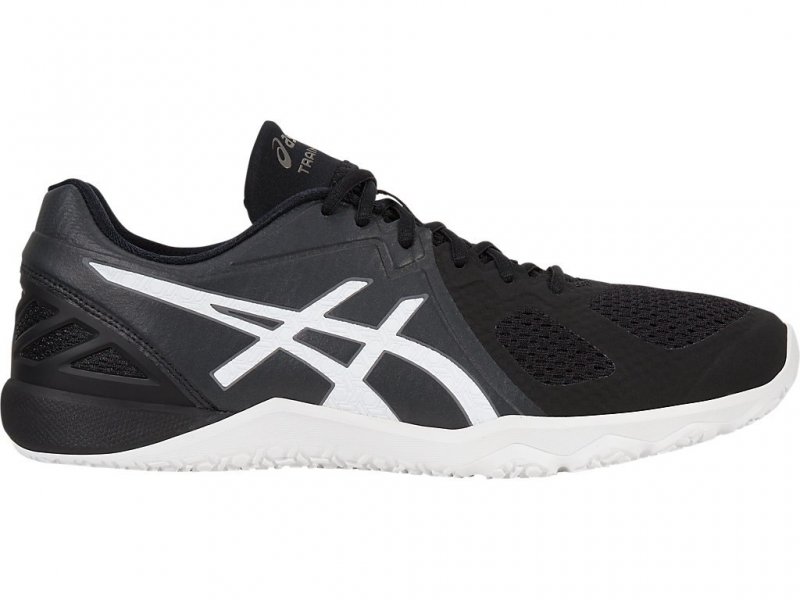 Asics Conviction X Training Shoes For Men Black/White 641WQHFZ