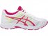 Asics Gel-Contend 4 Running Shoes For Kids White/Pink/Green 563LTOUO