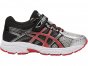Asics Pre-Contend 4 Ps Running Shoes For Kids Silver/Pink/Black 392ZHZWA