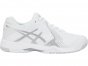 Asics Gel-Game 6 Tennis Shoes For Women White/Silver 075UGOZO