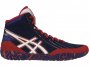 Asics Aggressor 3 Shoes For Men Blue/White/Red 770UINSQ