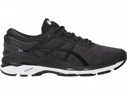 Asics Gel-Kayano 24 Running Shoes For Men Black/White 357JALMU Asics Gel-Kayano 24 Running Shoes For Men Black/White 357JALMU