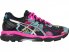 Asics Gel-Kayano 23 Running Shoes For Women Black/Silver/Pink 420OVGTR