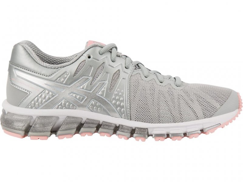 Asics Gel-Quantum 180 Training Shoes For Women Grey/Silver 544IBDDU