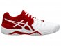 Asics Gel-Resolution 7 Tennis Shoes For Men Red/White 784DLNCW