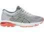 Asics Gt-1000 6 Running Shoes For Women Grey/Dark Grey/Coral 816LCSCS