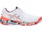 Asics Gel-Resolution 7 Shoes For Women White/Silver/Coral 060FXBVG