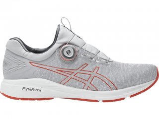 Asics Dynamis Running Shoes For Men Grey/Dark Grey/White 539UTQGD