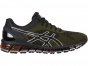 Asics Gel-Quantum 360 Running Shoes For Men Black/Olive/Silver 320WJHOT