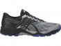 Asics Gel-Fujitrabuco 6 Running Shoes For Men Grey/Black 318ALHMB