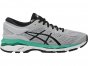 Asics Gel-Kayano 24 Running Shoes For Women Grey/Black 681IRQJR