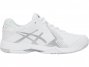 Asics Gel-Game 6 Tennis Shoes For Men White/Silver 343QFNUK