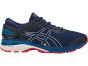 Asics Gel-Kayano 25 Running Shoes For Men Indigo Blue/White 176JYYPS