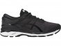 Asics Gel-Kayano 24 Running Shoes For Men Black/White 357JALMU