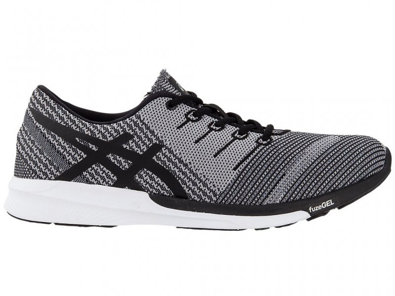 Asics Fuzex Running Shoes For Women Dark Grey/Black/White 292HMIWK