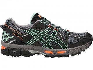 Asics Gel-Kahana 8 Running Shoes For Women Black/Green/Orange 501EVQNY