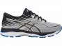 Asics Gel-Cumulus 19 Running Shoes For Men Grey/Black/Blue 622IPUSB