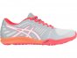 Asics Fuzex Training Shoes For Women White/Pink/Grey 082GIOAX
