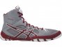 Asics Cael V7.0 Shoes For Men Grey/Burgundy/White 890JNLDU