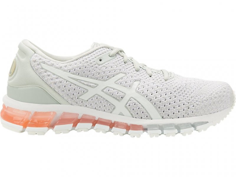 Asics Gel-Quantum 360 Running Shoes For Women Grey/Pink 672YJECL