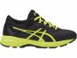 Asics Gt-1000 6 Running Shoes For Kids Black/Green/Silver 929KDTKH