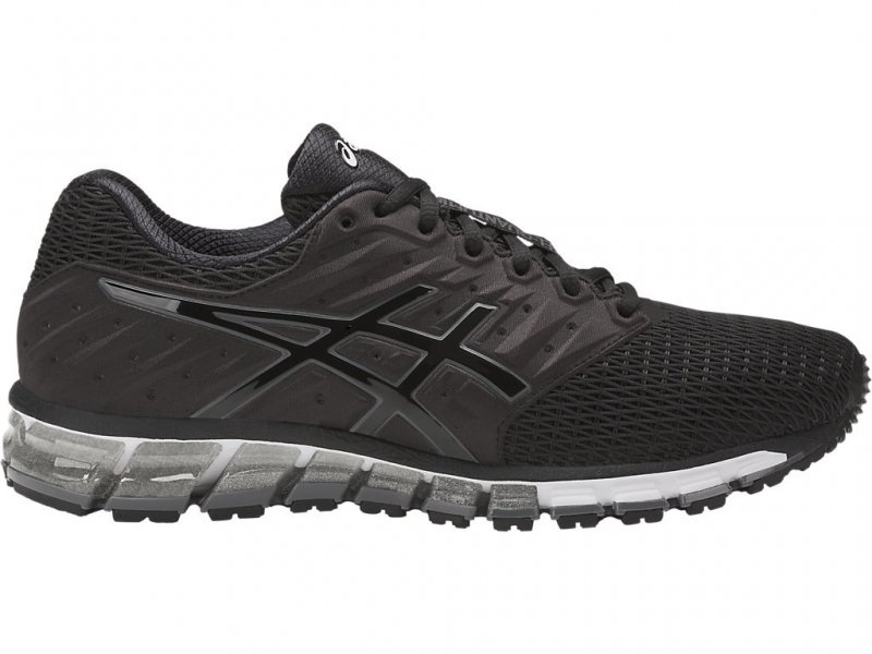Asics Gel-Quantum 180 Running Shoes For Men Black/Dark Grey 709PWFQI