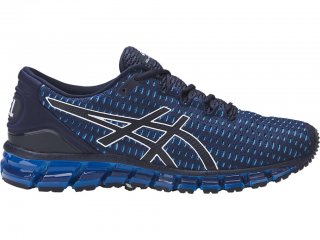 Asics Gel-Quantum 360 Running Shoes For Men Navy/White/Blue 641CDYLO