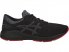 Asics Roadhawk Ff Running Shoes For Men Black/Dark Grey/Red 555AEJMF