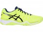 Asics Gel-Resolution 7 Tennis Shoes For Men Yellow/Indigo Blue/White 913HQGZZ
